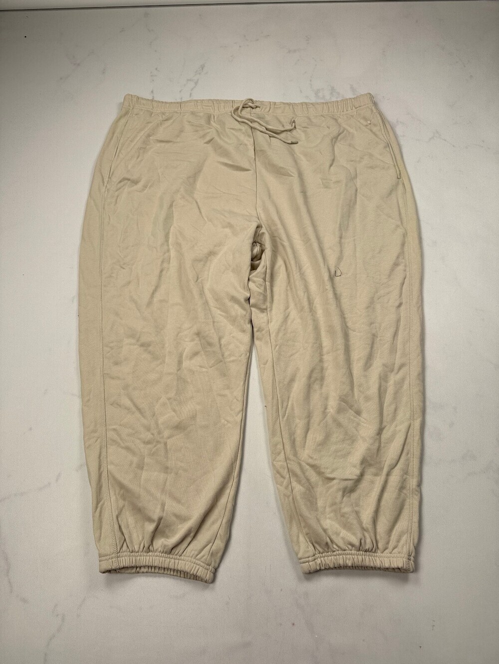 Old Navy Sweatpants Pants Beige 90s Minimalism Adjustable - Womens 4X